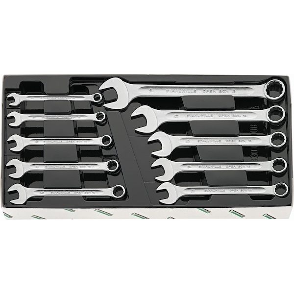 Set: Combination Wrench OPEN-BOX No.13/10 KT 10-pcs.
